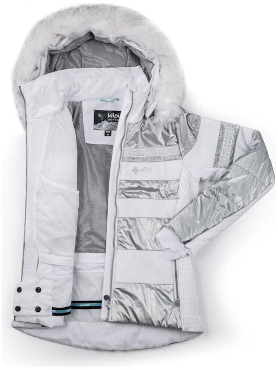 Kilpi Dalila SL0133KI-WHT Γυναικείο Μπουφάν για Σκι & Snowboard Λευκό