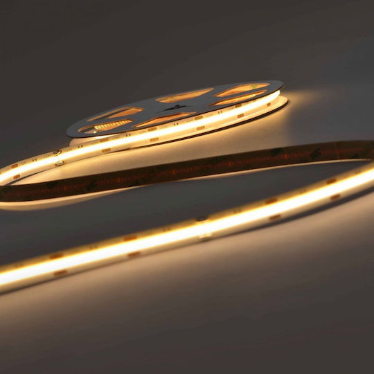 Vivalux Bandă LED 24V Alb Rece Lumină 5m Tip COB