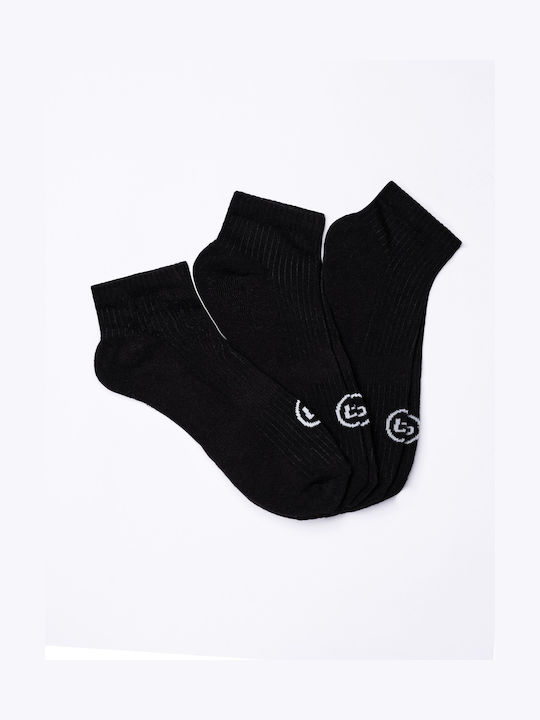 Basehit Einfarbige Socken Schwarz 3Pack