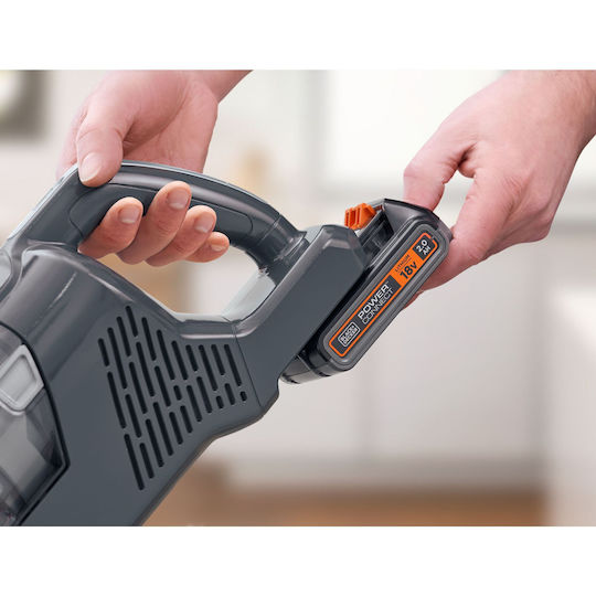 Black & Decker BHFEA18D1 Επαναφορτιζόμενη Σκούπα 2 σε 1 Stick & Χειρός 18V Γκρι