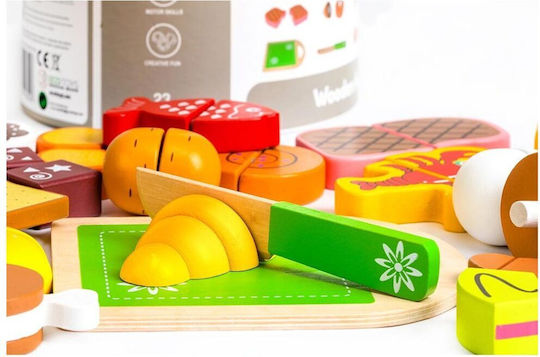 Ecotoys Wooden Cut Food for 3+ Years 23pcs