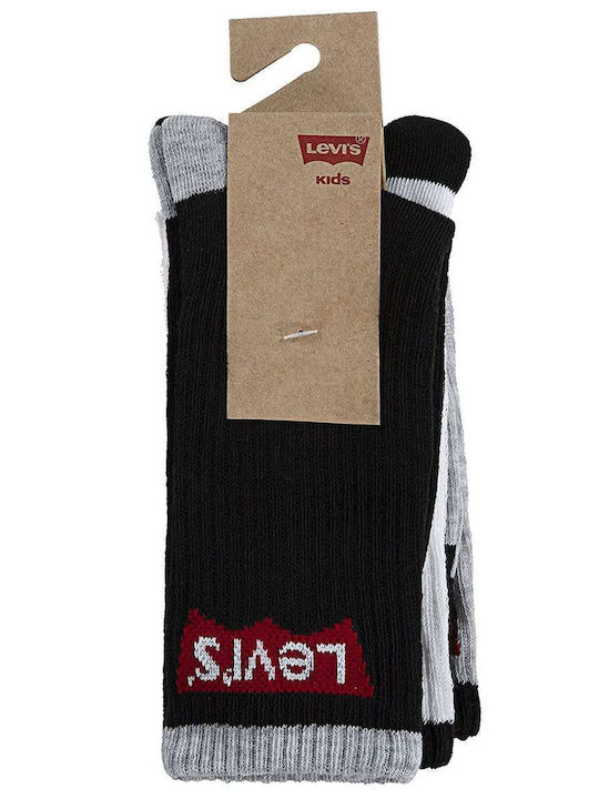 Levi's Boys 3 Pack Knee-High Sport Socks Multicolour