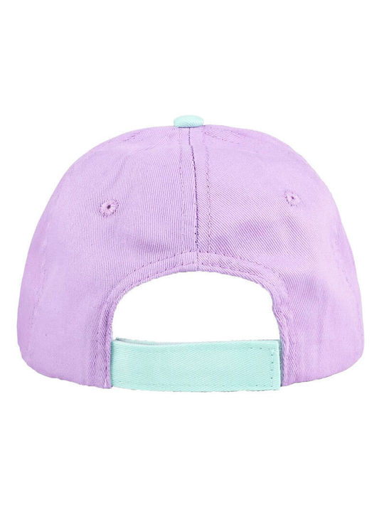 Cerda Kids' Hat Jockey Fabric Shimmer Shine Lilac