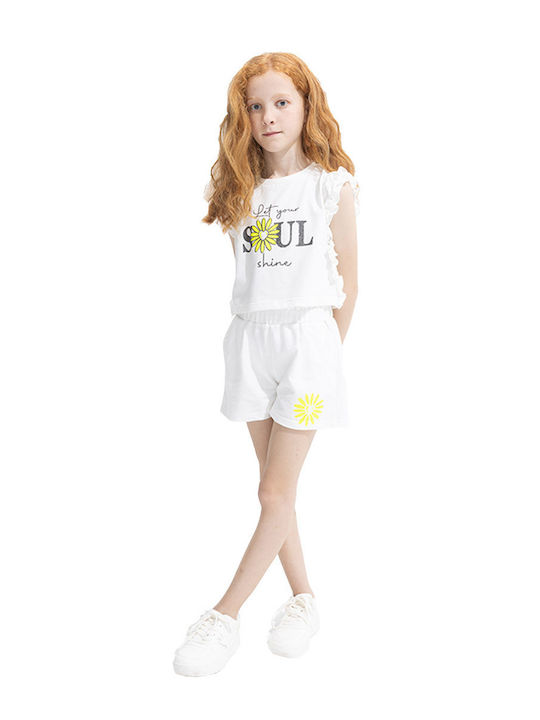 KIDS GIRLS' TOP AND SHORTS SET - NO 8-16-106480