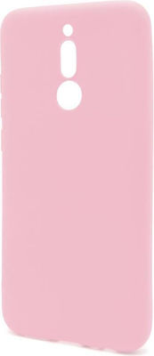 iNOS Soft TPU Silicone Back Cover Pink (Redmi 8)