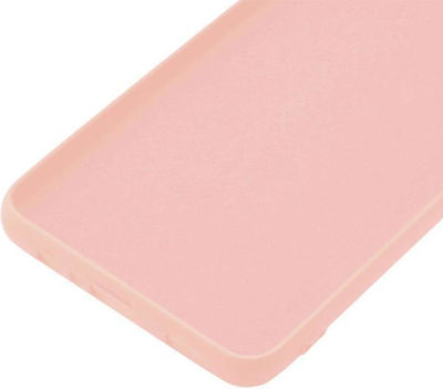 iNOS Liquid Silicone Back Cover Pink (Galaxy A12)