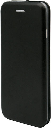 iNOS Curved M-Folio Book Synthetic Leather Black (Redmi 9T)