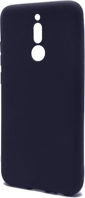 iNOS Soft TPU Silicone Back Cover Navy Blue (Redmi 8)