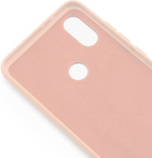 iNOS Liquid Back Cover Silicone Pink (Redmi Note 6 Pro)