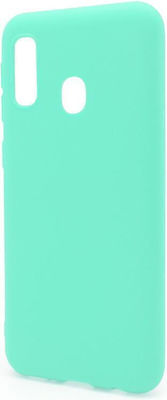 iNOS Soft TPU Silicone Back Cover Turquoise (Galaxy A20e)