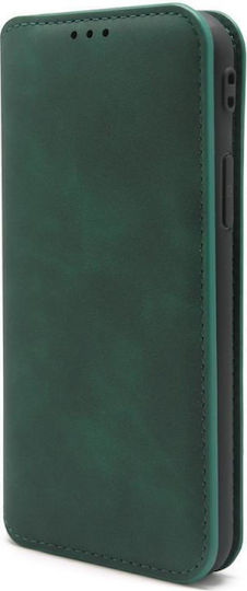 iNOS C-Folio Книга Изкуствена кожа Каки (iPhone XS Max)
