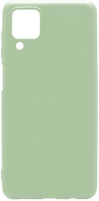 iNOS Liquid Silicone Back Cover Oil Green (Galaxy A12)