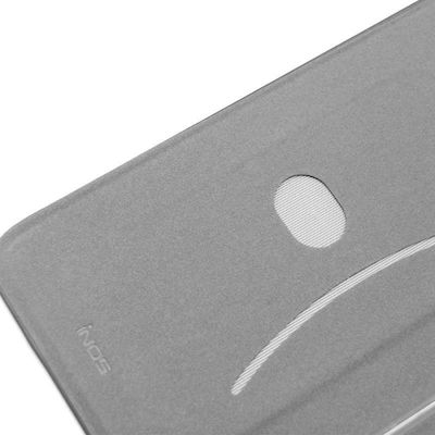 iNOS Curved S-Folio Book Δερματίνης Γκρι (Redmi Note 10 Pro)