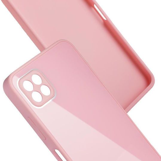 iNOS Glass Back Cover Plastic Pink (iPhone 13)