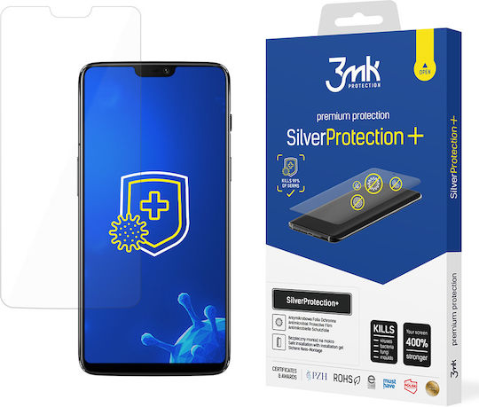 3MK SilverProtection+ Tempered Glass (OnePlus 6)