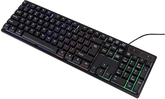 AT06207 Gaming Πληκτρολόγιο με RGB φωτισμό (Αγγλικό US)