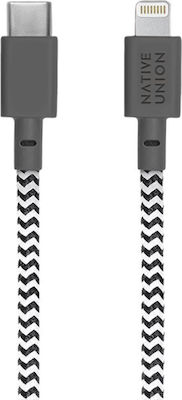 Native Union Belt Braided USB-C to Lightning Cable Gray 3m