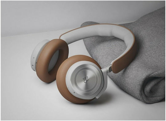 Bang & Olufsen Beoplay HX Ασύρματα / Ενσύρματα Over Ear Ακουστικά με 35 ώρες Λειτουργίας Ασημί / Καφέ