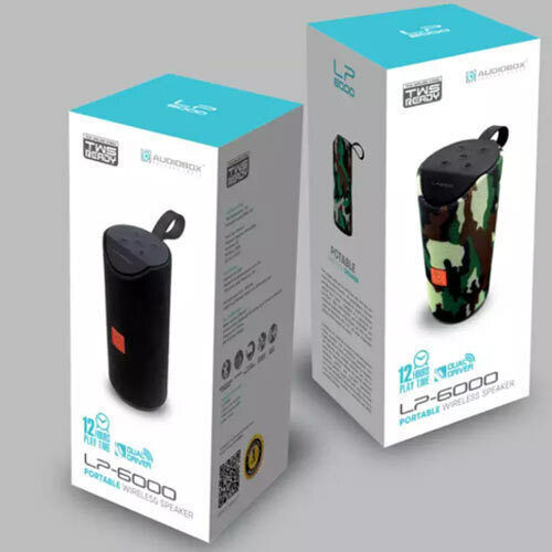 Audiobox BBXLP6000B Ηχείο Bluetooth 6W με Ραδιόφωνο και Διάρκεια Μπαταρίας έως 12 ώρες Μαύρο