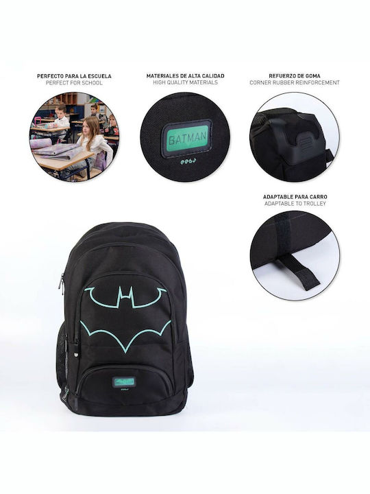 Batman Dc Comics Batman Schulranzen Rucksack Grundschule Schwarz