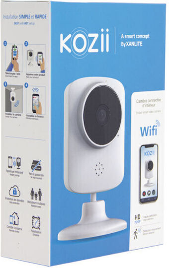 Xanlite Kozii IP Überwachungskamera Wi-Fi HD 720P mit Zwei-Wege-Kommunikation
