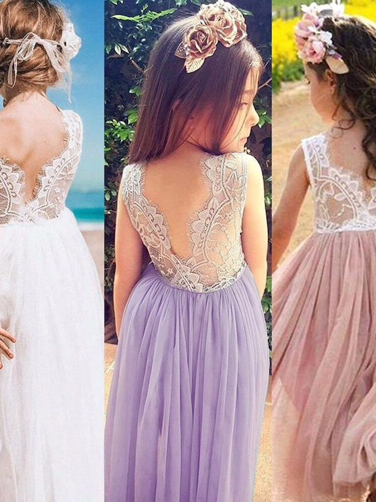 Rochie pentru Copii Fără mâneci Violet