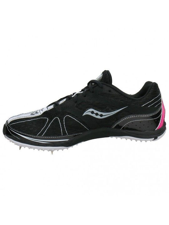 Saucony Kilkenny 4 Γυναικεία Αθλητικά Παπούτσια Spikes Μαύρα
