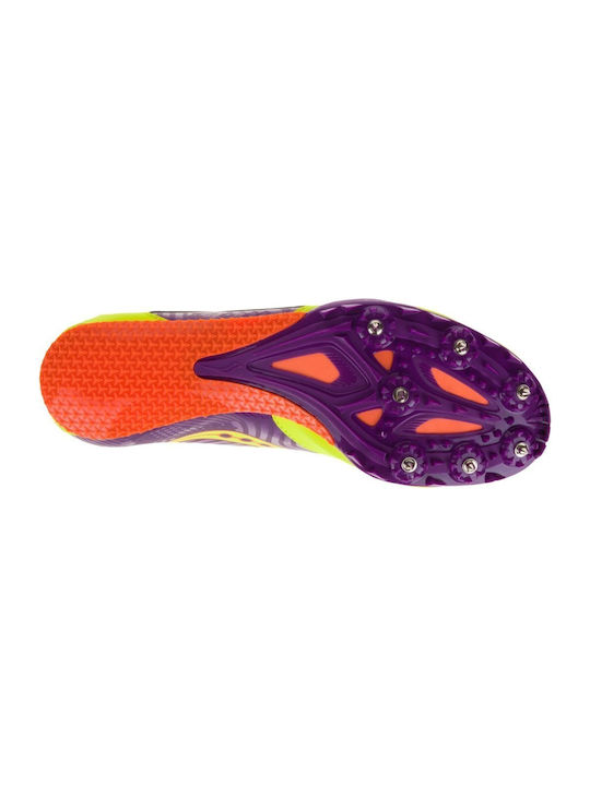 Saucony Spitfire Γυναικεία Spikes Κίτρινα