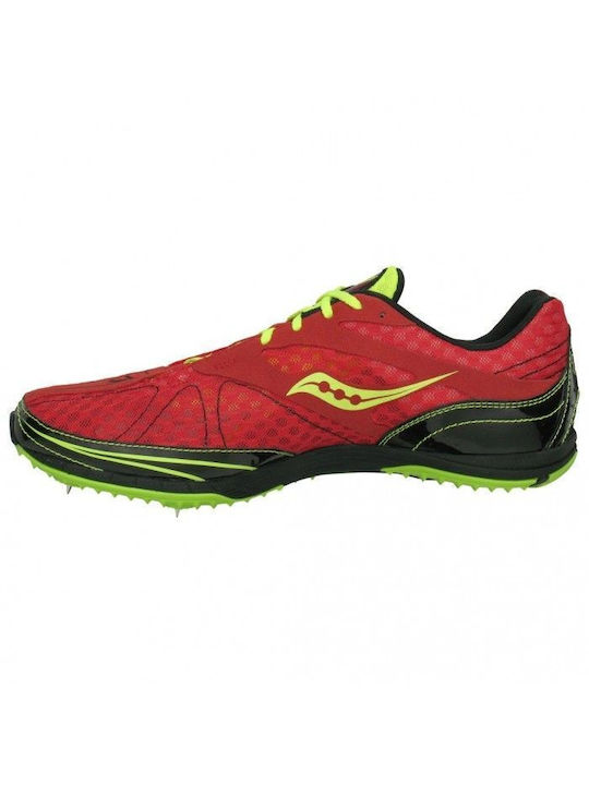 Saucony Kilkenny 4 Γυναικεία Αθλητικά Παπούτσια Spikes Κόκκινα