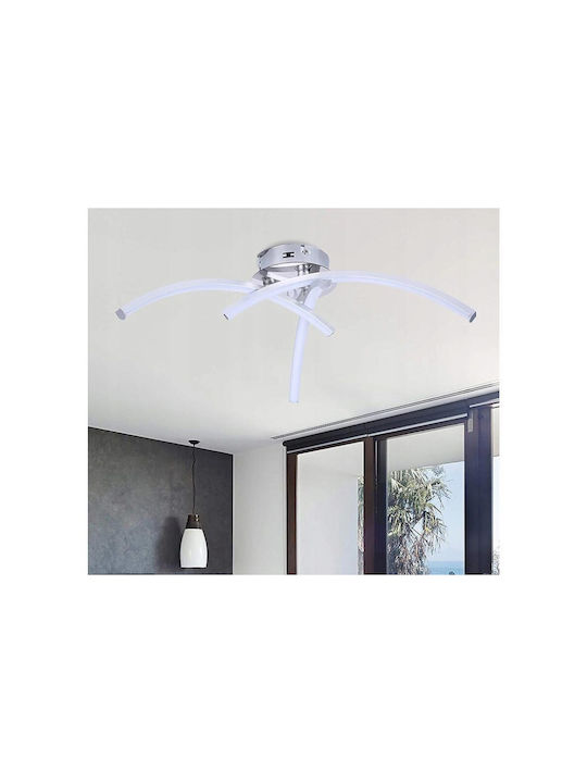 Plafonieră de Tavan 43buc Argintiu cu LED Integrat