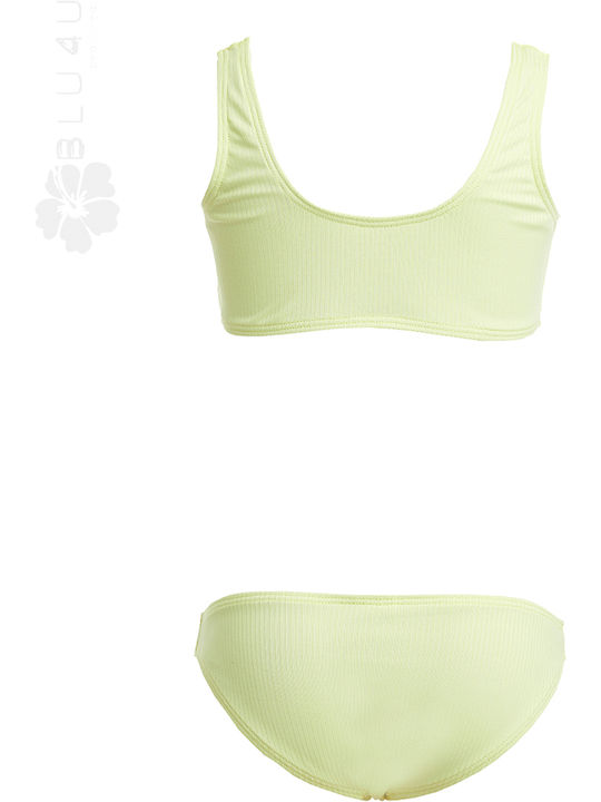 Blu4u Kinder Badeanzug Bikini Gelb Blu4u Kinder Badeanzug Bikini Gelb