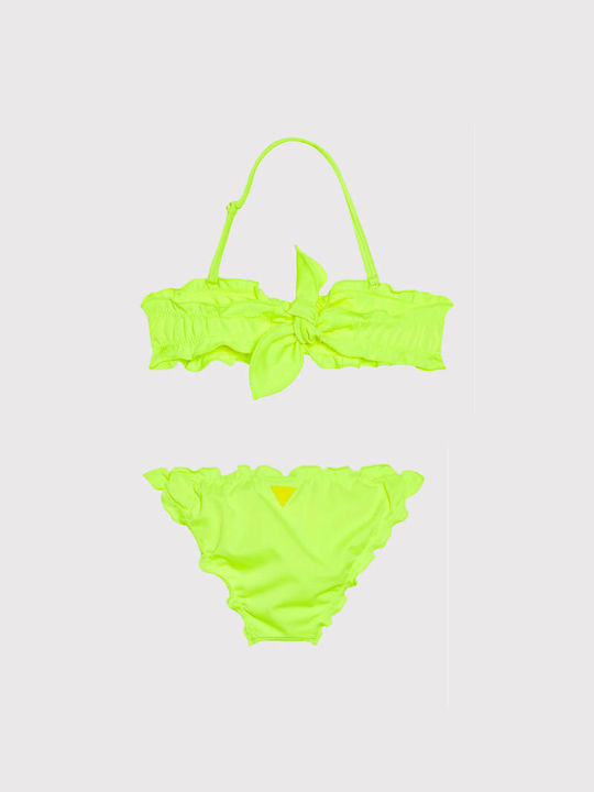 Guess Costum de baie pentru copii Bikini Galben