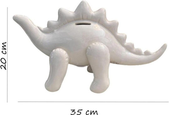 Παιδικός Κουμπαράς Κεραμικός Λευκός 34cm