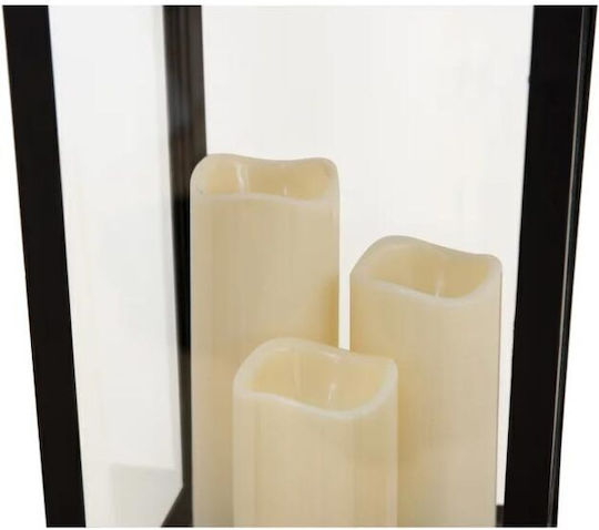 Dekorative Lampe Laterna Schwarz