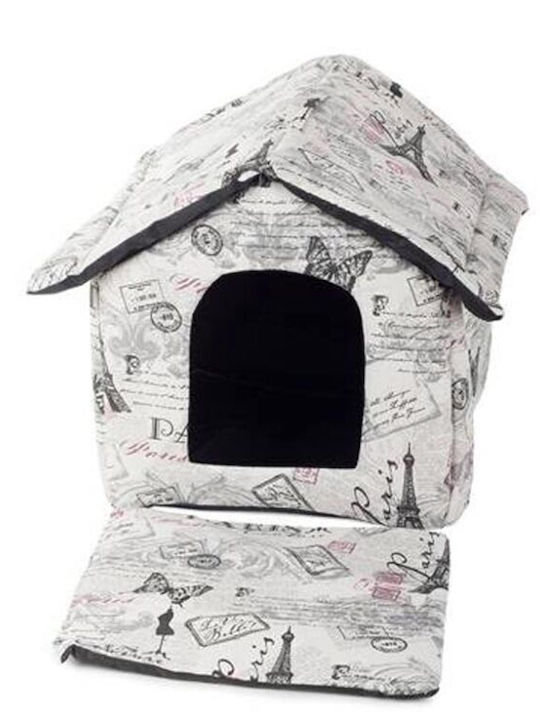 Paris Hundebett Häuschen 30.5x33cm
