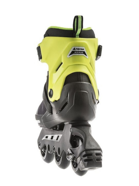 Rollerblade Microblade 3WD Kids Adjustable Inline Rollers Black