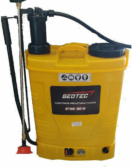 Geotec GTES-20M Backpack Sprayer 12V with Battery 8Ah with Capacity 20lt