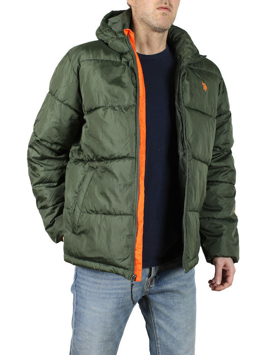 Assn Winter Jacke Puffer Grün
