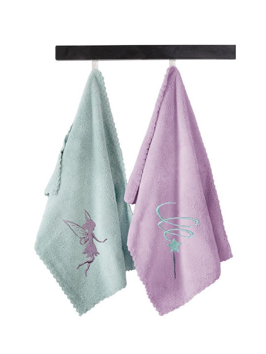 Guy Laroche Set of baby towels 2pcs Baby Girl Multicolour 35 cmx50cm 1122086222007