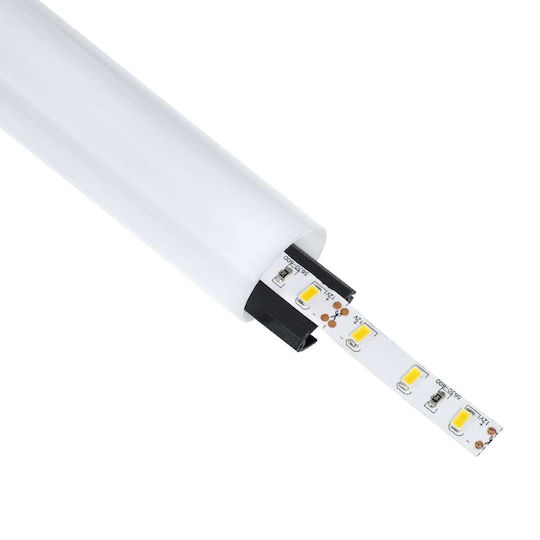 GloboStar Profil De Aluminiu Suspendat Pentru Bandă LED Rotundă Cu Acoperire Opal 300cm