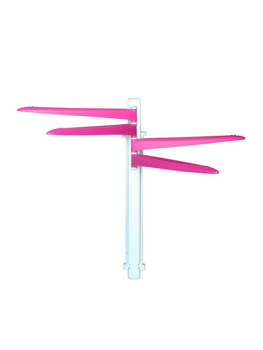 Bama Clothes Dryer for Radiator Plastic Folding Hanging Balcony Railings with Hanging Length 52m
