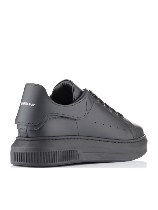 2317 Herren Flatforms Sneakers Schwarz