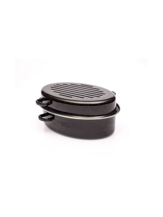 Max Home Dutch Oven Oval Made of Aluminum 42x42cm 1pcs