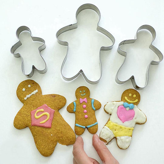 Sugar Love Metallic Cookie Cutter 3pcs