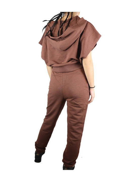 Kendall + Kylie Sweatpants Brown