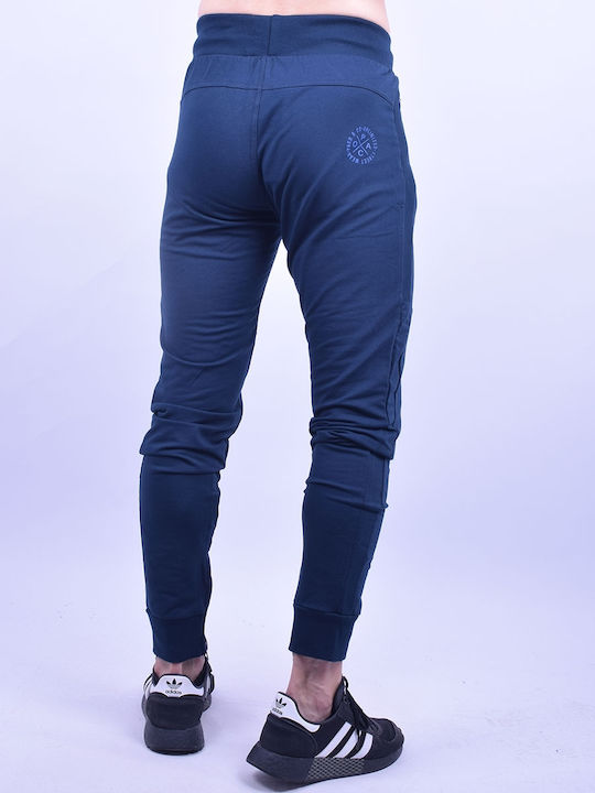 Paco & Co Men's Sweatpants with Rubber Blue