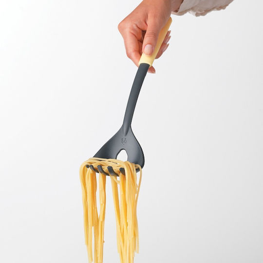 Brabantia Βαθιά Κουτάλα Ζυμαρικών Τρυπητή Πλαστική Κίτρινη