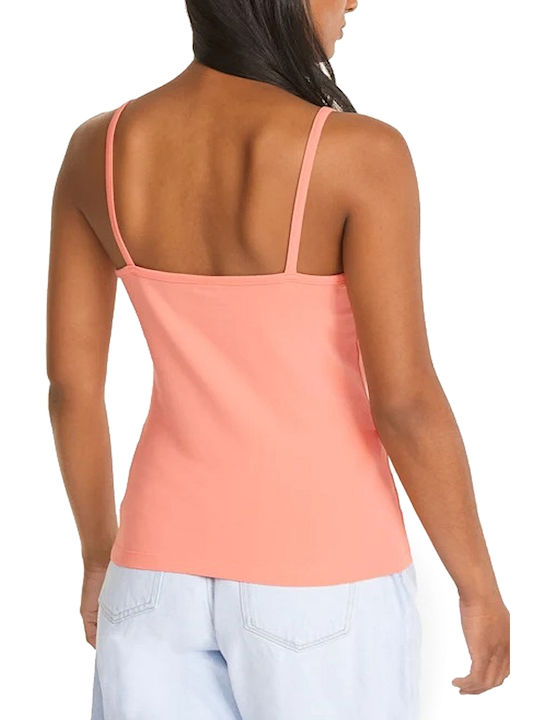 Puma Classics Damen Sportlich Bluse Spaghetti-Träger Rosa