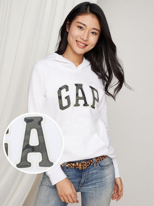 GAP Women's Hooded Sweatshirt White