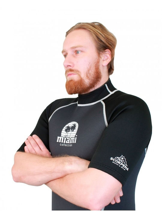 Scorpena Scorpena Miami Wetsuit with Zip Grey Black 3mm